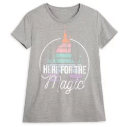 Fantasyland Castle ''Here For The Magic'' T-Shirt For Adults