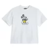 White Mickey Mouse Genuine Mousewear T-Shirt For Women