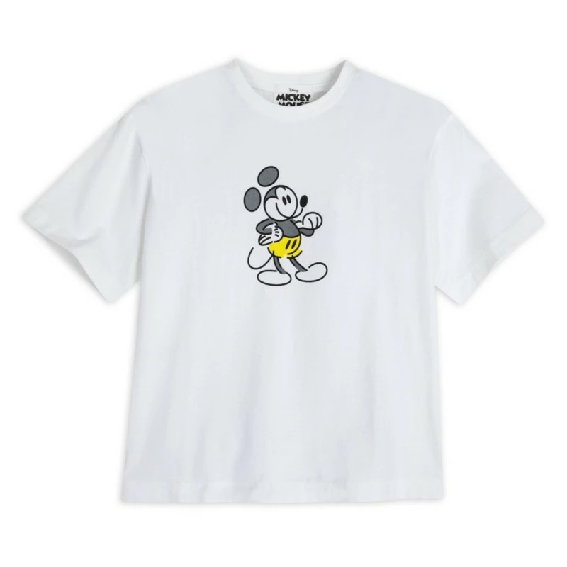 White Mickey Mouse Genuine Mousewear T-Shirt For Women