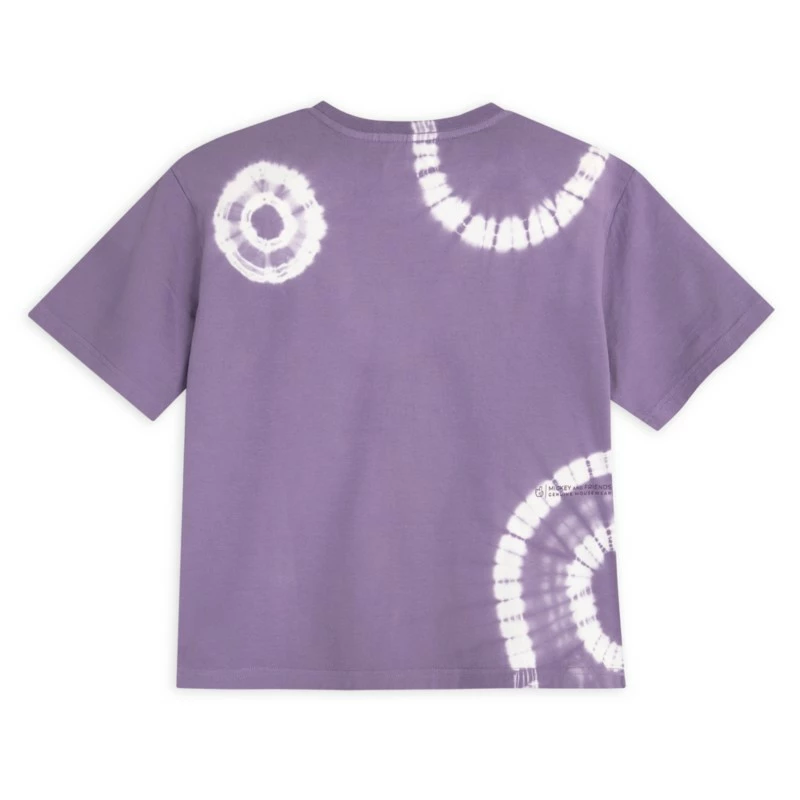 Purple Mickey Mouse Genuine Mousewear Tie-Dye T-Shirt For Women, Disneyland - Image 2