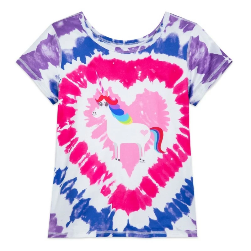 Rainbow Unicorn Fashion T-Shirt For Girls, Inside Out, Sensory Friendly