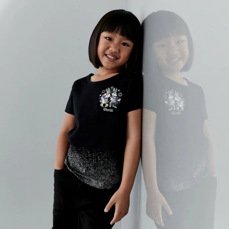 Minnie Mouse And Daisy Duck Disney100 Fashion Top For Kids, Disneyland - Image 4