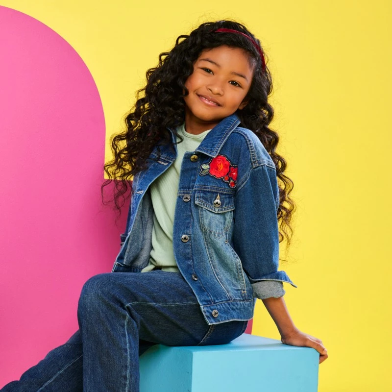 Disney Ily 4EVER Denim Jacket For Kids Inspired By Belle, Beauty And The Beast - Image 2