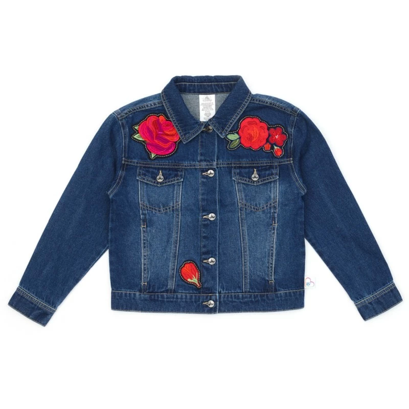 Disney Ily 4EVER Denim Jacket For Kids Inspired By Belle, Beauty And The Beast