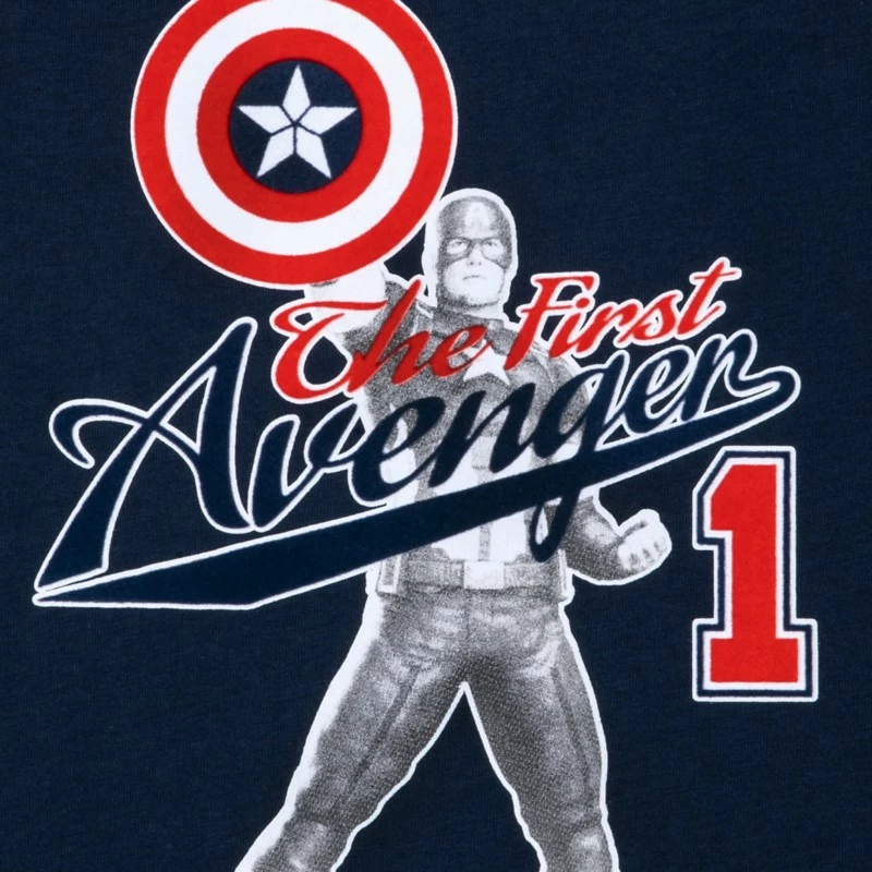 Captain America Athletic T-Shirt For Kids - Image 2