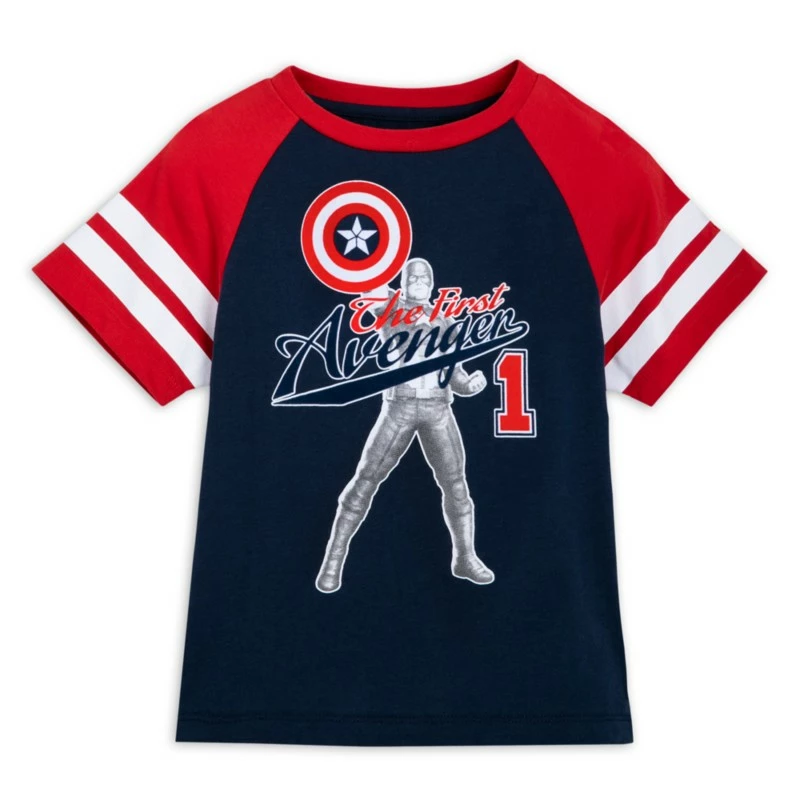 Captain America Athletic T-Shirt For Kids
