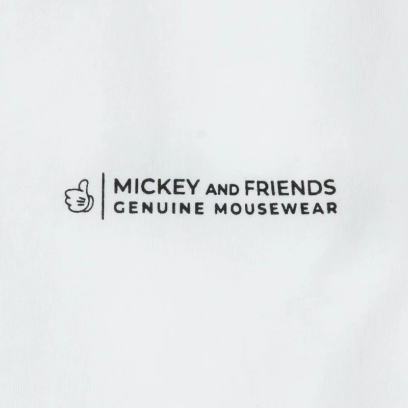 White Mickey Mouse Genuine Mousewear T-Shirt For Men - Image 3