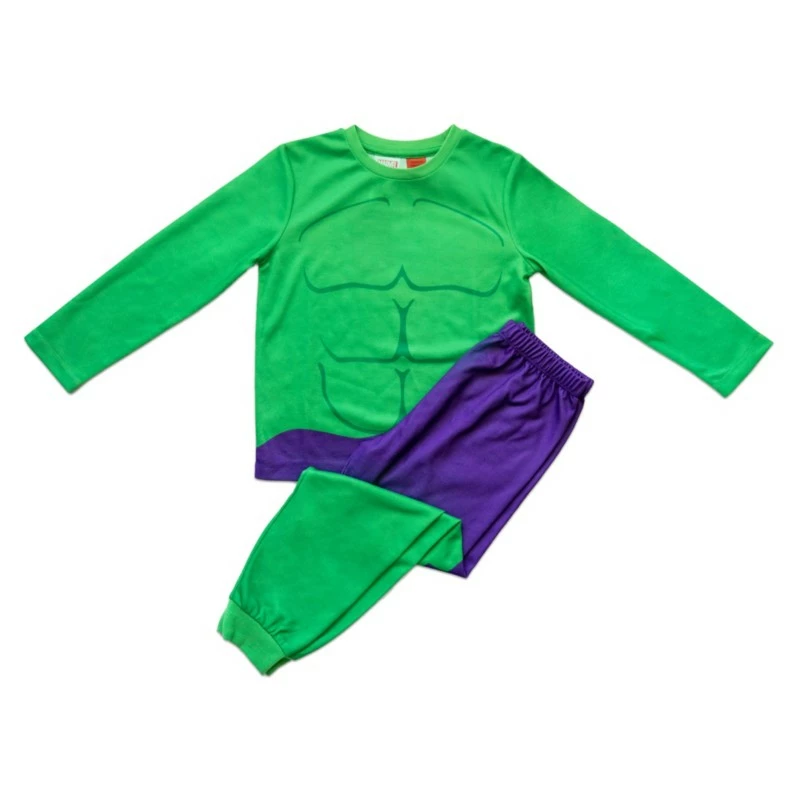 Hulk Long Sleeve Pyjamas Set For Kids - Image 2