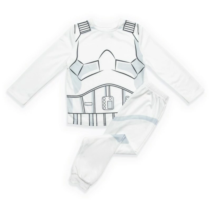 Stormtrooper Long Sleeve Pyjamas Set For Kids, Star Wars