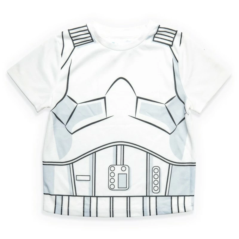 Stormtrooper Short Sleeve Pyjamas Set For Kids, Star Wars - Image 2