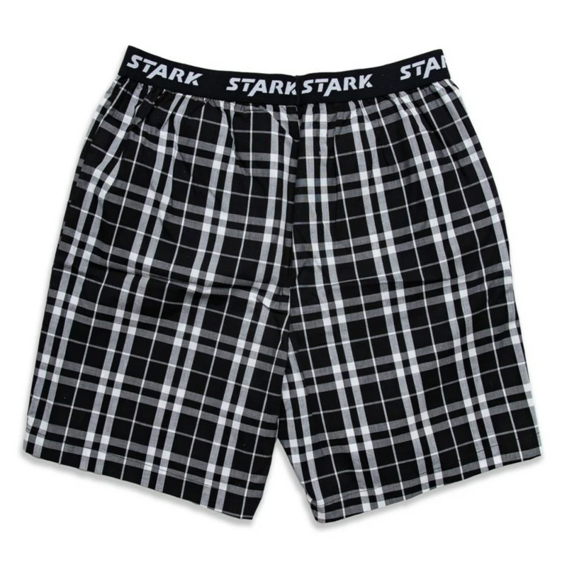 Stark Industries Sleep Shorts For Adults, Marvel's Iron Man - Image 2