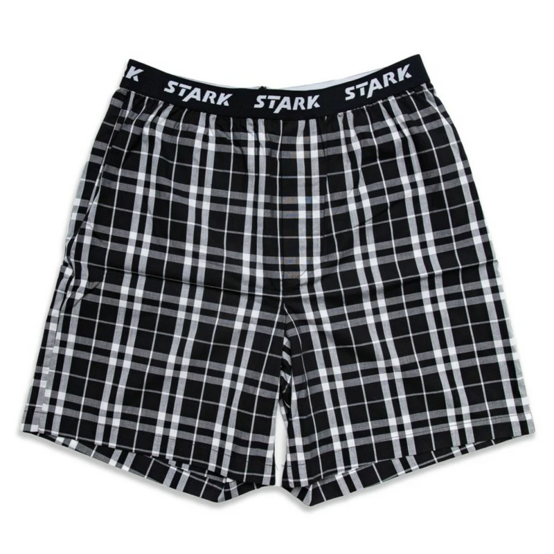 Stark Industries Sleep Shorts For Adults, Marvel's Iron Man