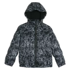 Mickey Mouse Hooded Puff Jacket For Kids