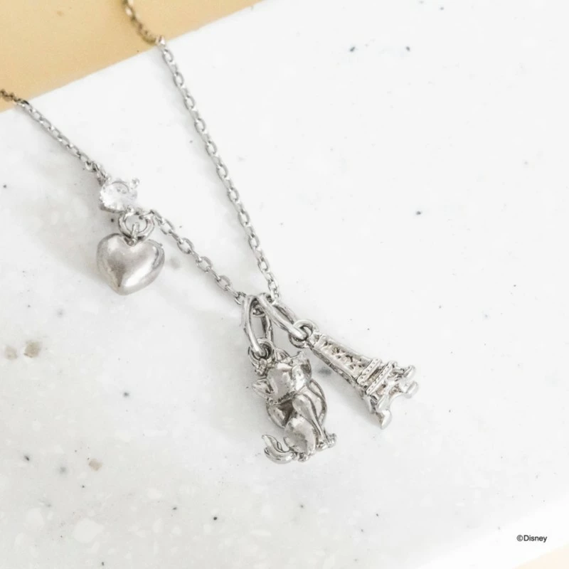 Disney Necklace Marie, Silver - Image 2