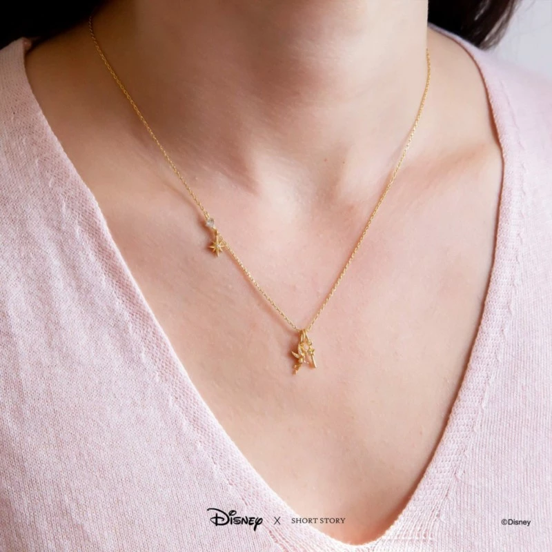 Disney Necklace Tinker Bell, Gold - Image 3