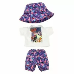 NuiMOs Small Plush Graphic T-Shirt, Shorts And Bucket Hat