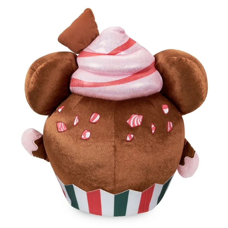 Mickey Mouse Peppermint Bark Cupcake Disney Munchlings Scented Medium Plush - Baked Treats - Image 2