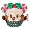Minnie Mouse Candy Cane Crush Cupcake Disney Munchlings Scented Medium Plush - Baked Treats