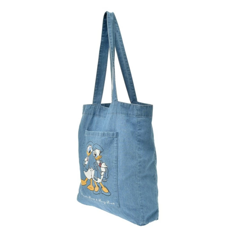 Donald & Daisy Duck Denim Tote Bag - Image 2