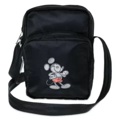 Black Mickey Mouse Genuine Mousewear Crossbody Bag