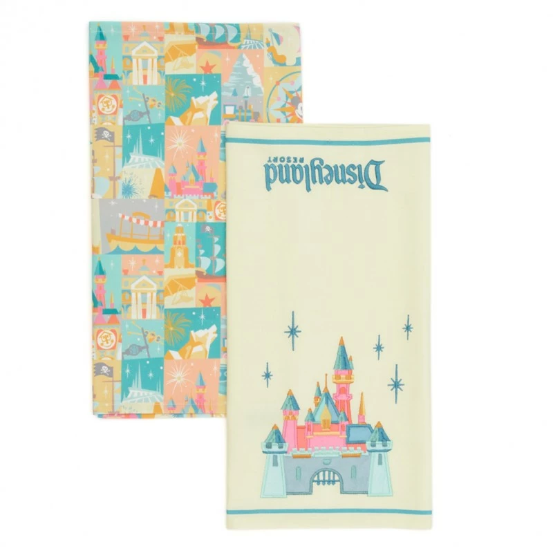 Disneyland Resort Skyline Tea Towels, Set Of 2