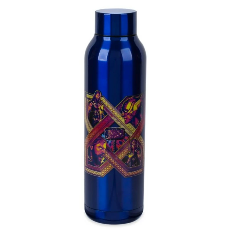Thor And Mighty Thor Stainless Steel Water Bottle, Thor: Love And Thunder