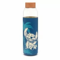 Stitch Water Bottle With Sleeve