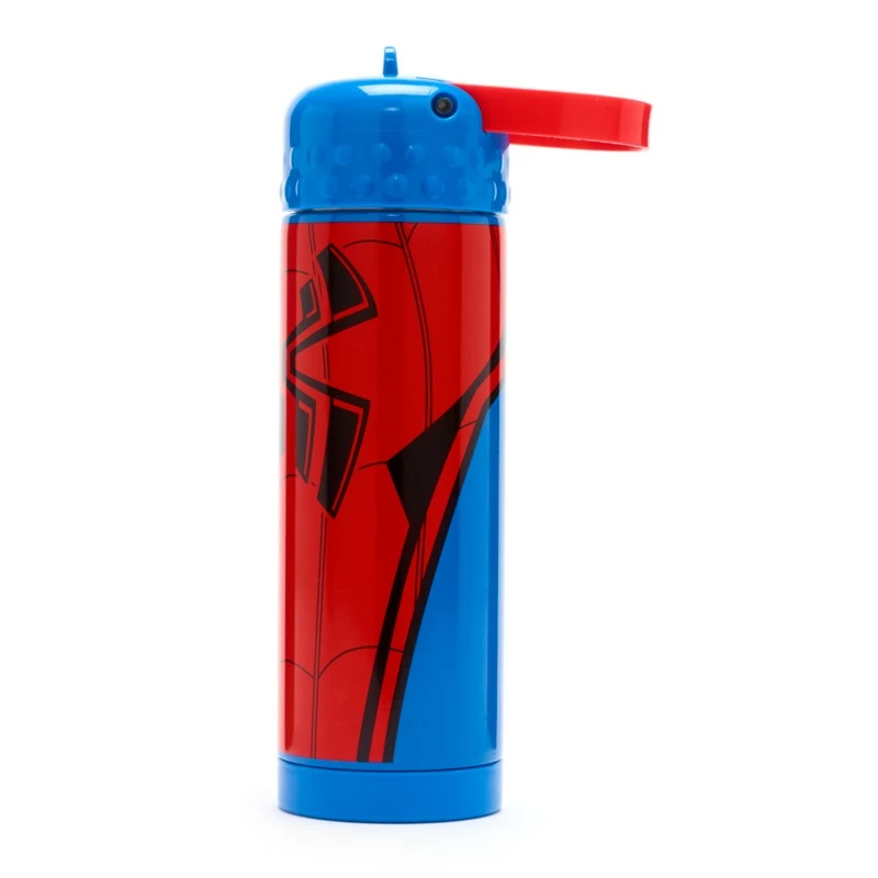 Spider-Man Stainless Steel Water Bottle With Built-In Straw - Image 3