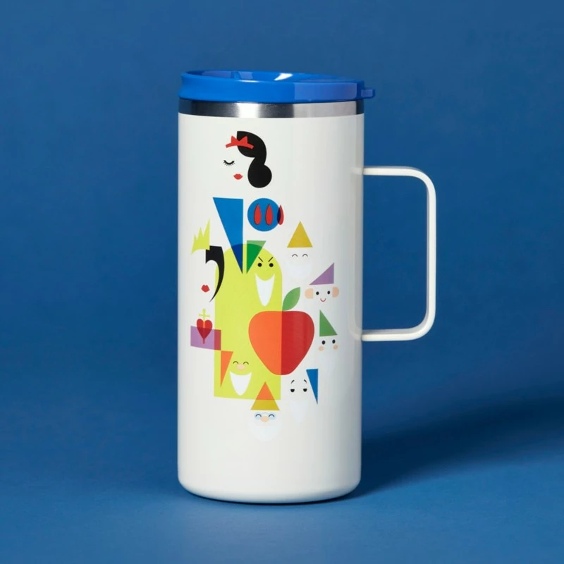 Snow White And The Seven Dwarfs 85th Anniversary Stainless Steel Travel Tumbler - Image 2