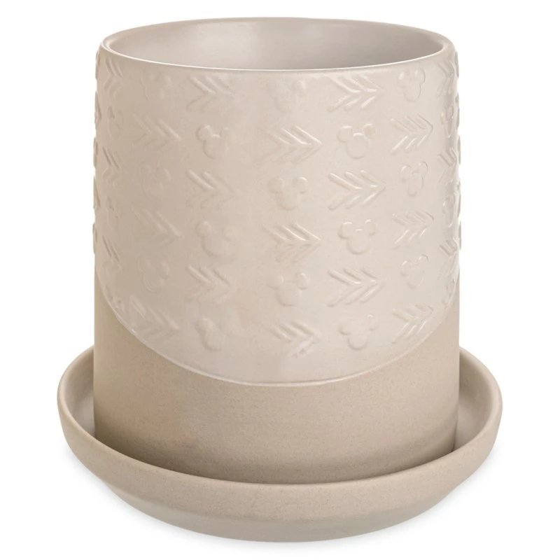 Mickey Mouse Icon Plant Pot And Saucer, Disney Homestead Collection - Image 2