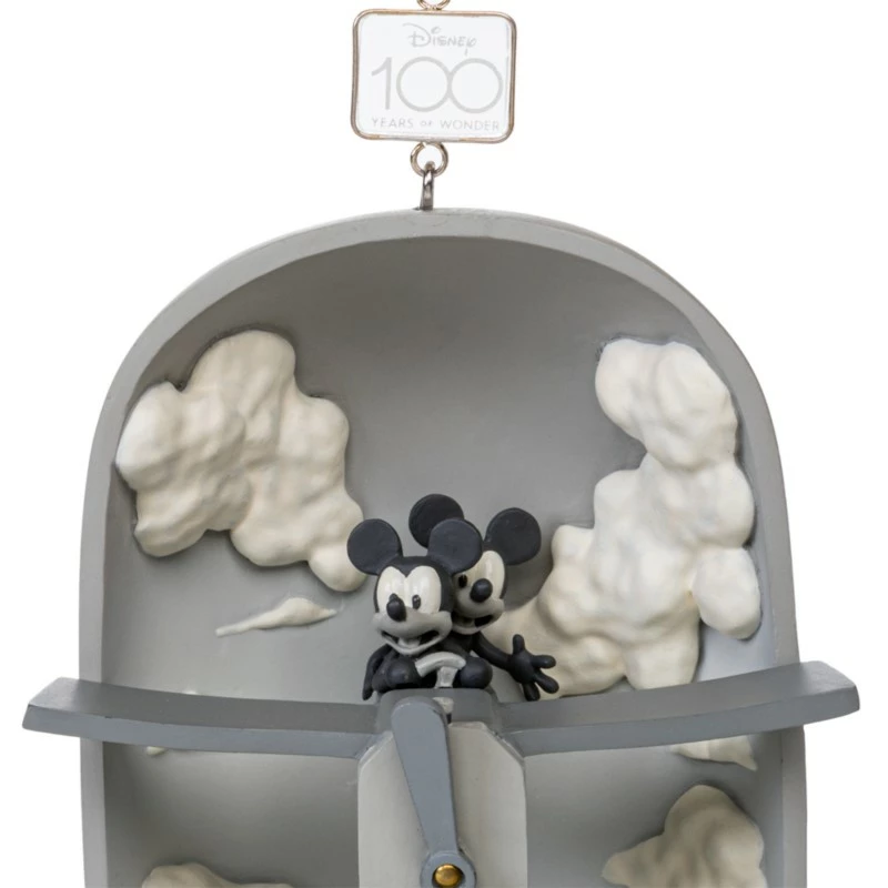 Mickey And Minnie Disney100 Eras Sketchbook Hanging Ornament, Plane Crazy - Image 4