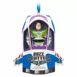 Buzz Lightyear Talking Living Magic Sketchbook Ornament, Toy Story