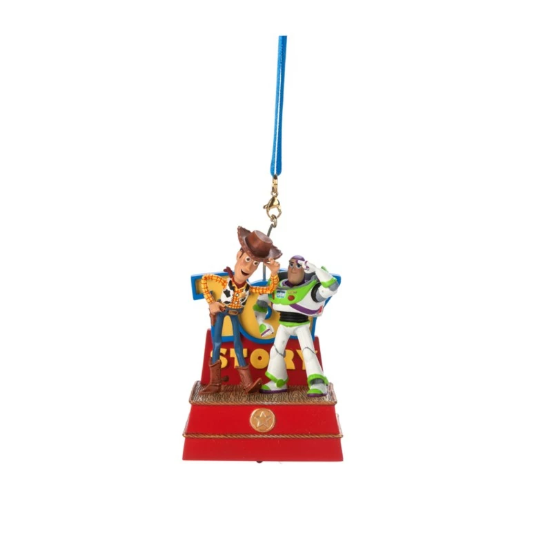 Woody And Buzz Lightyear Singing Living Magic Sketchbook Ornament, Toy Story