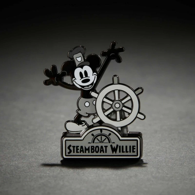 Mickey Mouse As Steamboat Willie Pin - Disney100, Limited Release - Image 2