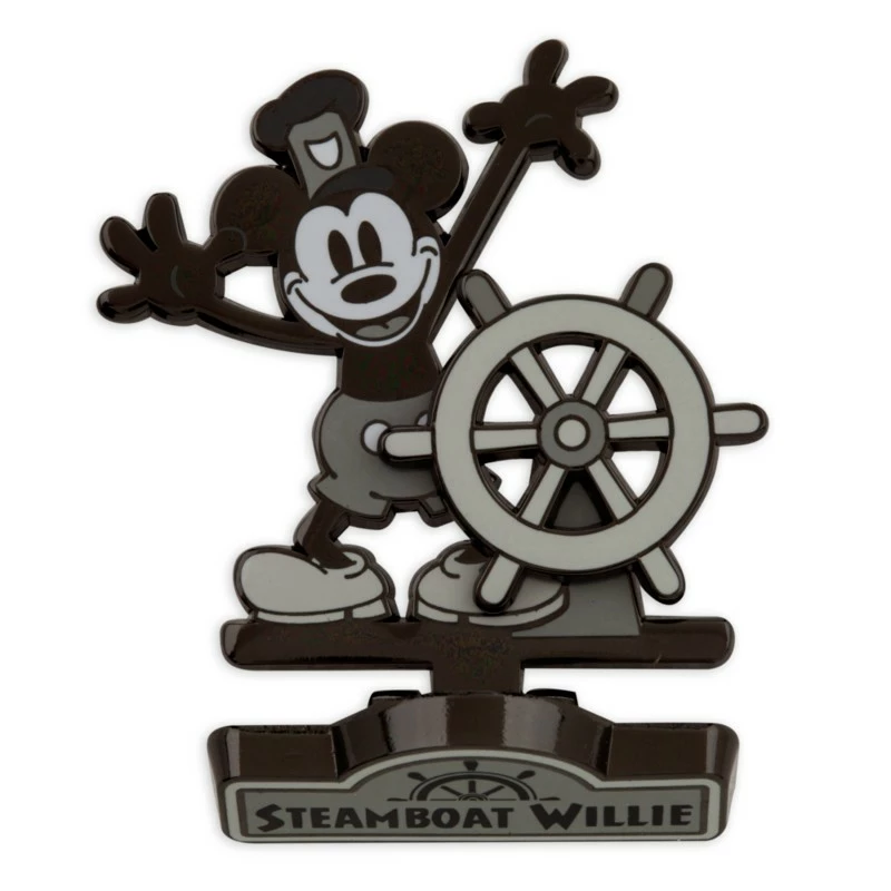 Mickey Mouse As Steamboat Willie Pin - Disney100, Limited Release - Image 3