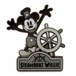 Mickey Mouse As Steamboat Willie Pin - Disney100, Limited Release