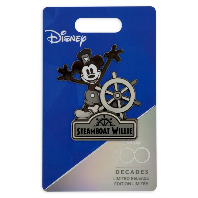Mickey Mouse As Steamboat Willie Pin - Disney100, Limited Release - Image 4