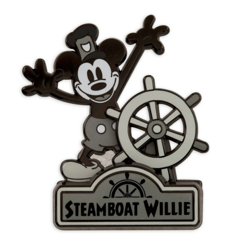 Mickey Mouse As Steamboat Willie Pin - Disney100, Limited Release