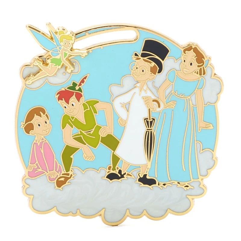 Peter Pan 70th Anniversary Slider Pin, Limited Edition