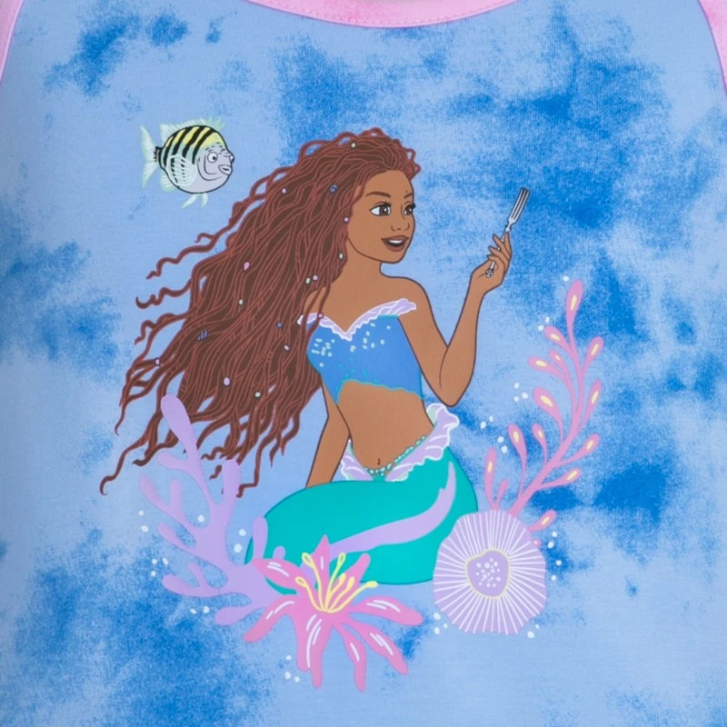 Ariel Tie-Dye Dress For Girls, The Little Mermaid Live Action Film - Image 4