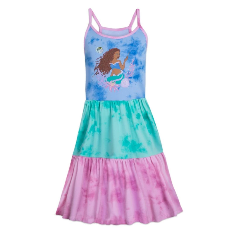 Ariel Tie-Dye Dress For Girls, The Little Mermaid Live Action Film