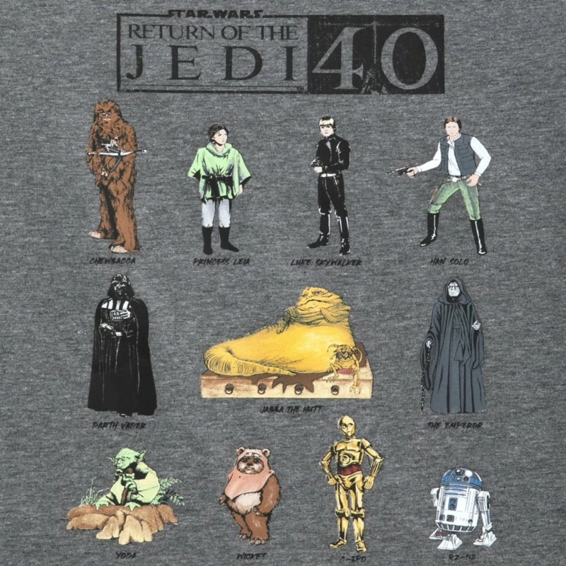 Star Wars: Return Of The Jedi 40th Anniversary Ringer T-shirt For Kids - Image 2