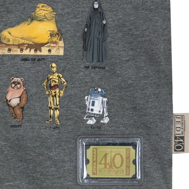 Star Wars: Return Of The Jedi 40th Anniversary Ringer T-shirt For Kids - Image 3