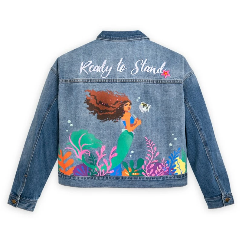 Disney Store The Little Mermaid Denim Jacket For Women, Live Action Film - Image 2
