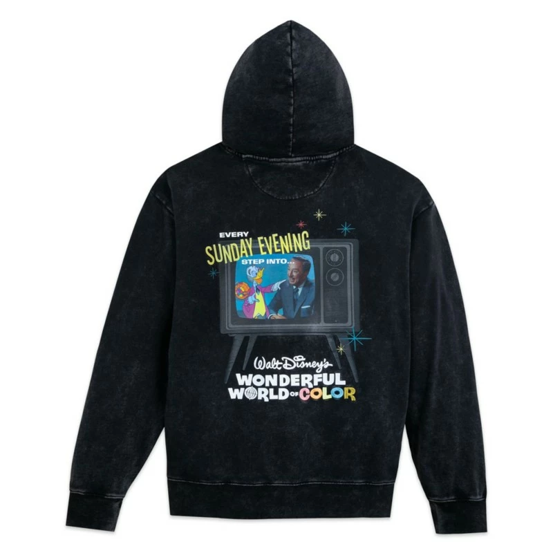 Walt Disney And Ludwig Von Drake Pullover Hoodie For Adults, Walt Disney's Wonderful World Of Color - Disney100 - Image 2