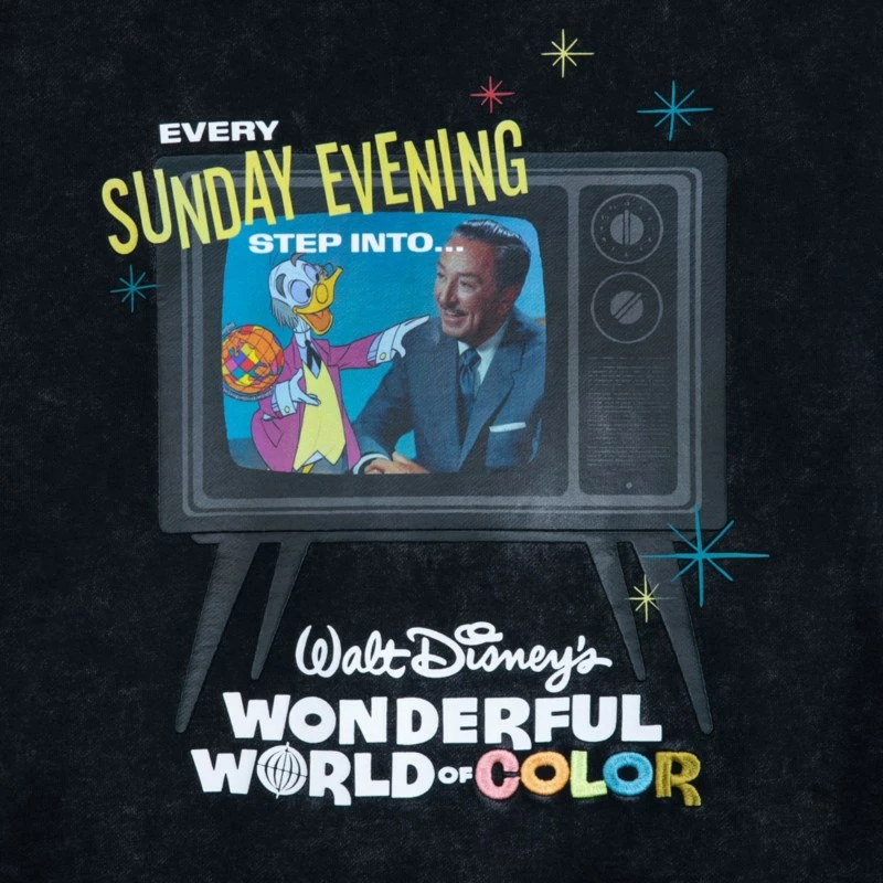 Walt Disney And Ludwig Von Drake Pullover Hoodie For Adults, Walt Disney's Wonderful World Of Color - Disney100 - Image 4