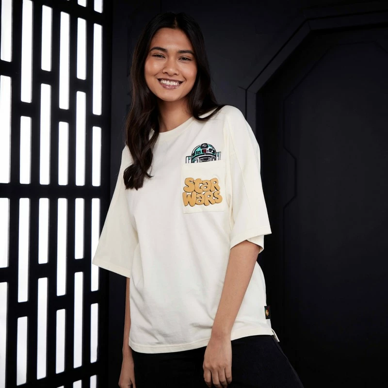 R2-D2 Star Wars Meets The '90s T-Shirt For Adults, Star Wars - Image 3