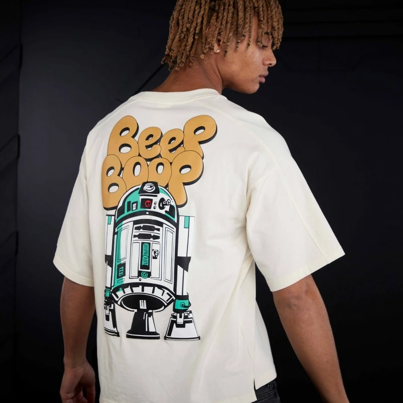 R2-D2 Star Wars Meets The '90s T-Shirt For Adults, Star Wars - Image 4