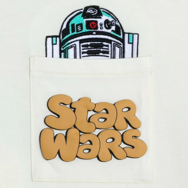 R2-D2 Star Wars Meets The '90s T-Shirt For Adults, Star Wars - Image 5