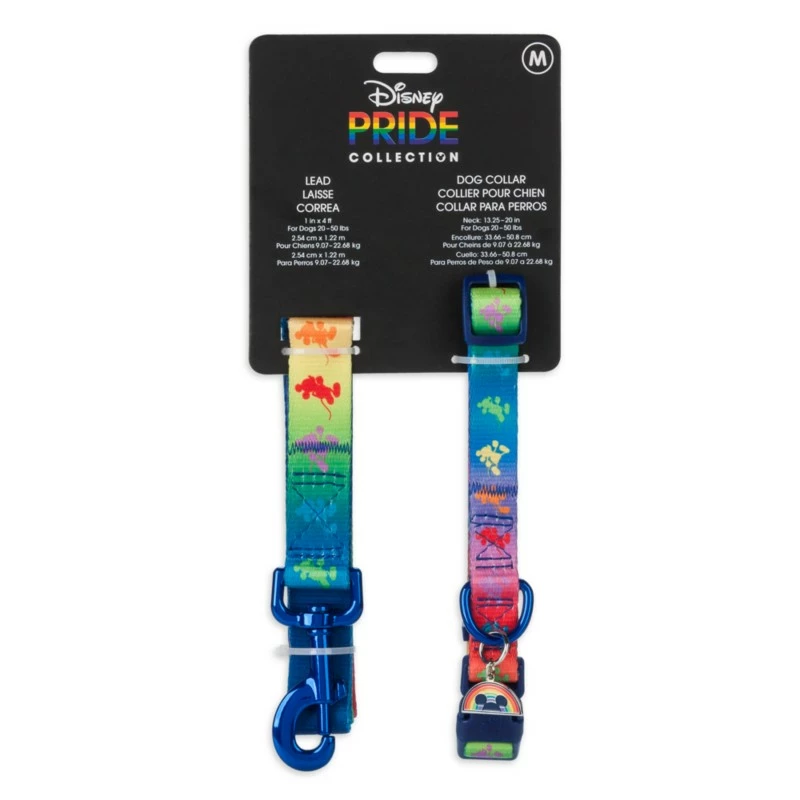 Mickey Mouse Pride Collar And Lead For Dogs - Image 2